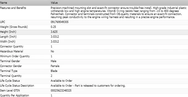 SMP Vapor Canister Purge Solenoid for 2007-2014 CADILLAC ESCALADE ESV 6.2L - Image 4 of 4