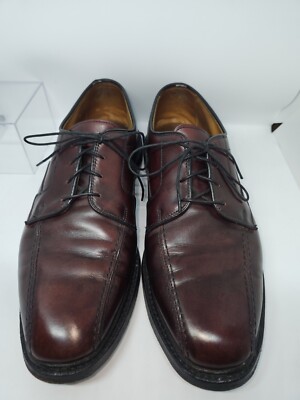 Allen Edmonds Hillcrest Mens Size 10 D Burgundy Brown Leather Dress Shoes Allen edmonds hillcrest leather - Gem main image 2