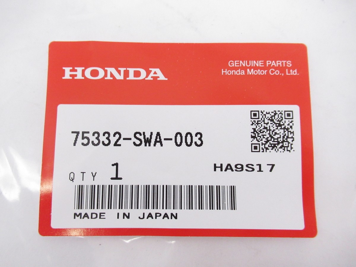 ダイワ　　
エメラルダスX　LT2500-XH Genuine OEM Honda 75332-SWA-003 Driver Front Door Lower Molding
