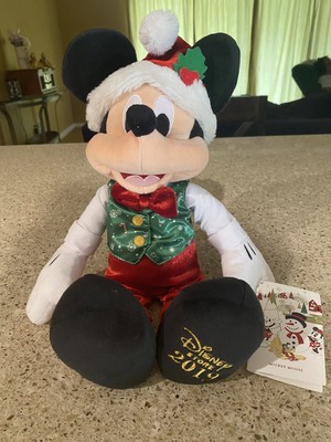 Disney Store Mickey Mouse Christmas Plush Toy Exclusive 2019 Limited New w/Tag
