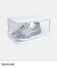 LED Shoe Box Stackable Sneaker Basel Display Storage 