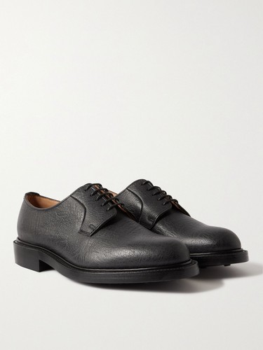 George Cleverley Archie III Vollnarbenleder Derby Schuhe Kavallerie Kalb Größe 8 - Bild 10 von 14