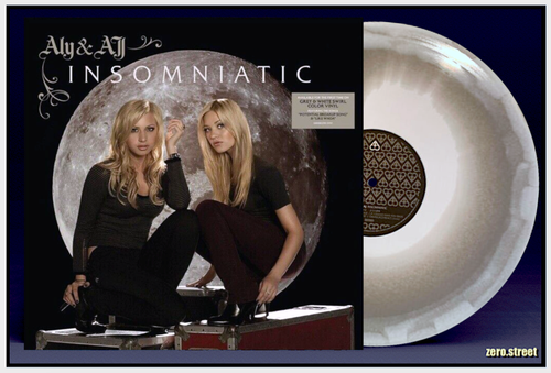 ALY & AJ Insomniatic LP auf SWIRL VINYL neu VERSIEGELT farbig exklusiv grau weiß
