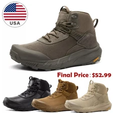 NORTIV 8 Men's Military Tactical Work Boots Waterproof Motorcycle Combat Boots