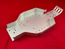 Team Associated RC10CC ALUMINUM SILVER CHASSIS TUB RC10 rere classic 40th clear