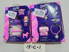 Lot of 2 Sets- Barbie/ Kelly Pretty Treasures Pearly Jewelry, Play 16332, 16382
