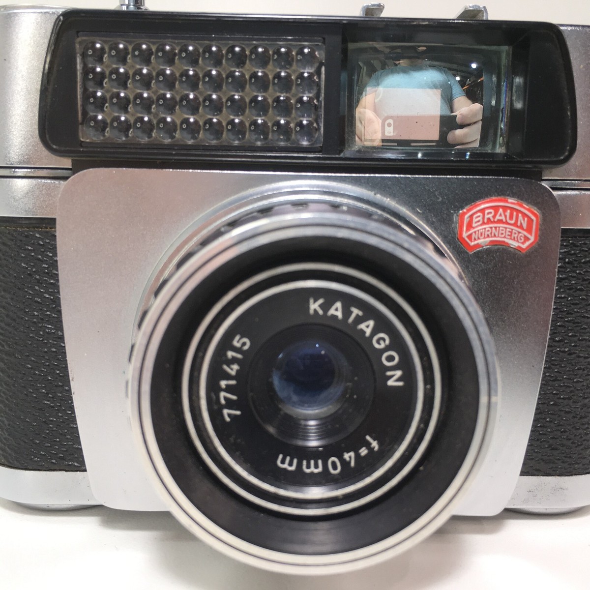 UNTESTED FOR PARTS Braun Paxette Panto 35mm Camera w/ Katagon 1
