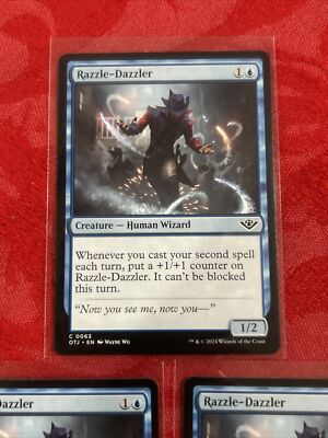 3x MTG - Razzle-Dazzler - 63 Outlaws of Thunder Junction Mint x3