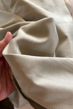 BUY 1-5 Yd 56"W Solid MED STONE BEIGE GRAY Cotton Twill Woven Stripe Fabric BTY
