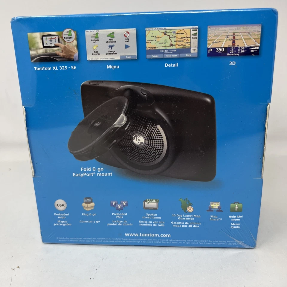 New Sealed TomTom XL 325 SE 4.3" Display Text to Speech Portable Navigation  - Image 3 of 4