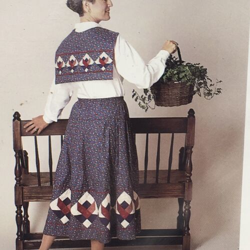 Sewing Quilting Patterns Jacket Skirt Collar Vest Lot of 4 Four Corners & More - Picture 3 of 11