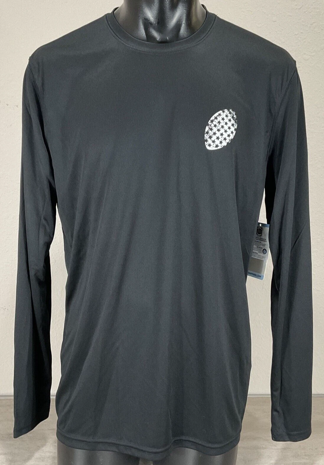 Vapor Apparel Long Sleeve UV Protection Shirt Sz L Black American Football
Opens in a new window or