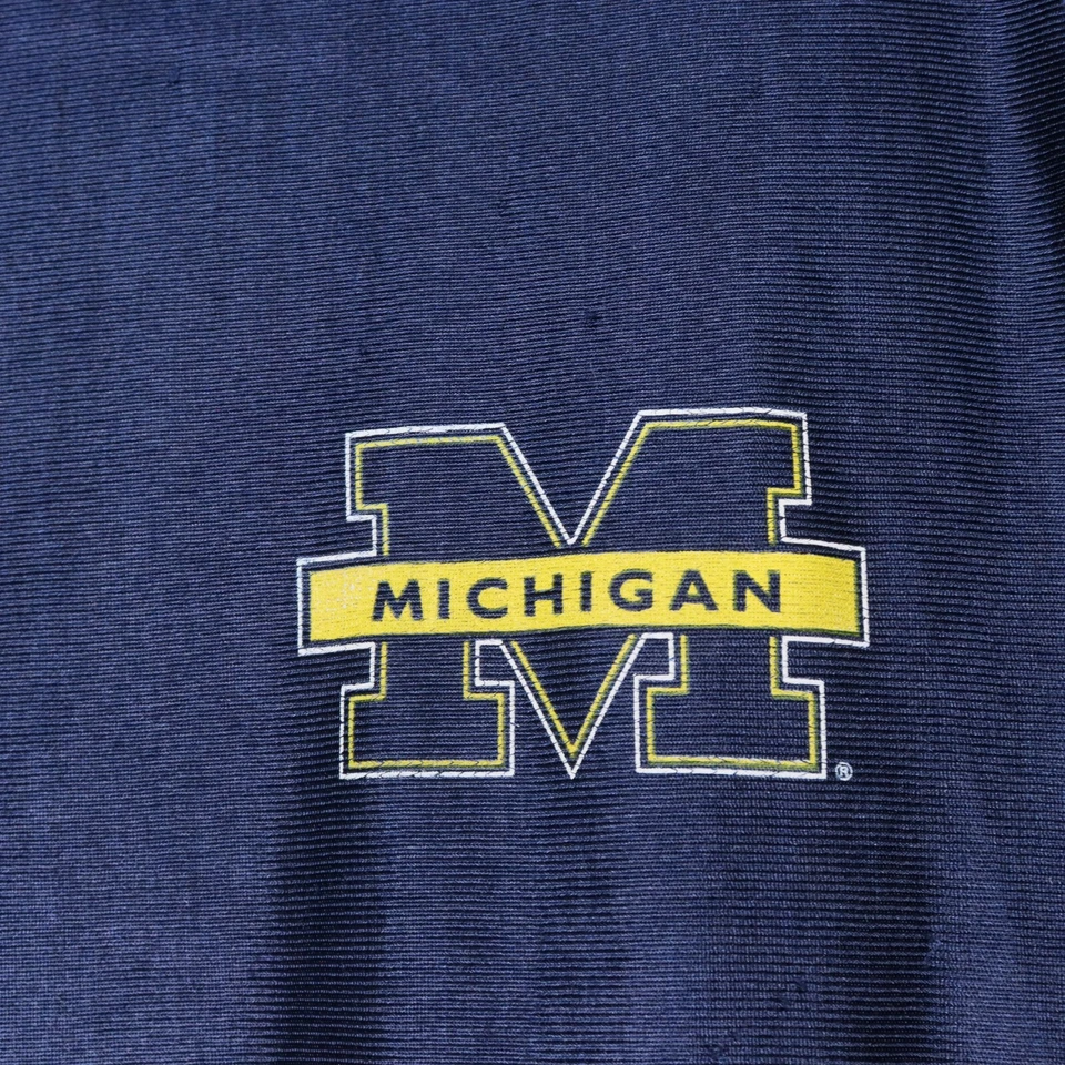 Camiseta sin mangas vintage Michigan Wolverines Pro Player para hombre XL azul NCAA sin mangas años 90 Foto 3 de 4