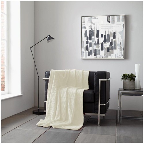 Luxury Popcorn Waffle Blanket Fleece Travel Throw Sofa Bed Warm Cosy Double King - Picture 93 of 134