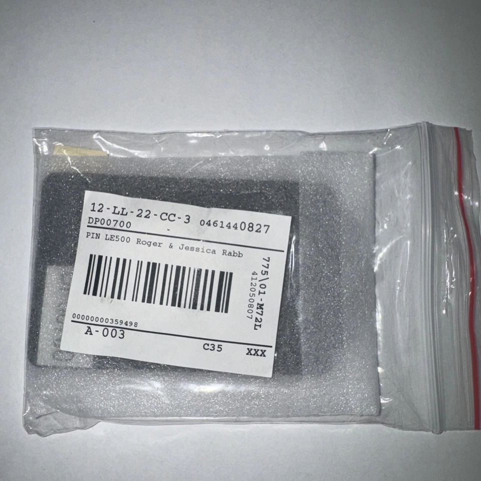 Disney Auctions Roger and Jessica Friendship 2 Pin Set LE Pin # 34439 Mint - Image 4 of 4