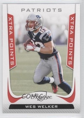 2011 Panini Prestige Xtra Points Red 20/100 Wes Welker #121 0b0