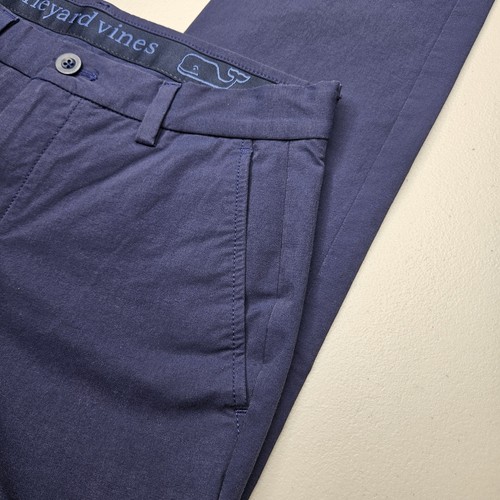Vineyard Vines Golfhose Herren 30x32 blau für unterwegs Performance Preppy - Bild 4 von 14
