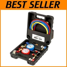 3 Way AC Manifold Gauge Set - R134A R12 R22 R502