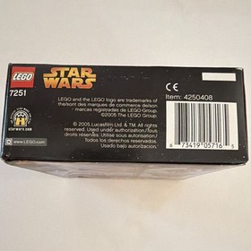 LEGO Star Wars 7251 Darth Vader Transformation 2005 Anakin & Vader crease on box