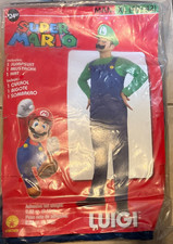 Nintendo Luigi Super Mario Bros Brothers Costume NEW in Retail Packaging Rubies