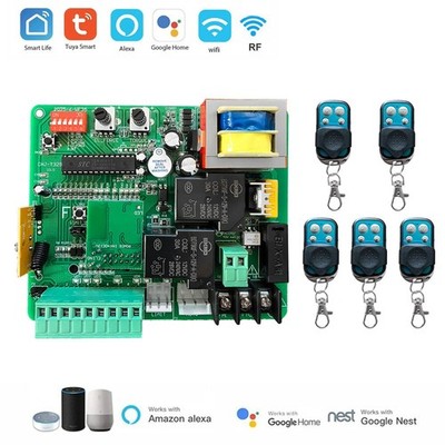 Tuya Wifi Electric Door Opener Controller Module 220V Sliding Gate Motor Control