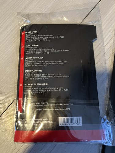 Wella Professional Hair Color Apron + Freehand Board New - Picture 3 of 5