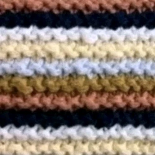 Suéter Pullover Recortado Cuello en V Madewell Arden Rayas Azul Marino Crema Talla S Foto 3 de 4