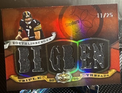 2009 Topps Triple Threads Authentic Game Worn BIGBEN! 11/25  Jersey