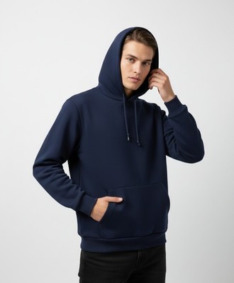 Hoodie Pullover Pulli Hoodie Kapuzenpullover Blanko Alfashirt oliv #15982