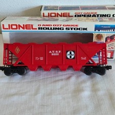 LIONEL TRAIN 6-9322 FAMOUS AMERICAN RAILROAD SERIES ATSF HOPPER ROLLING STOCK