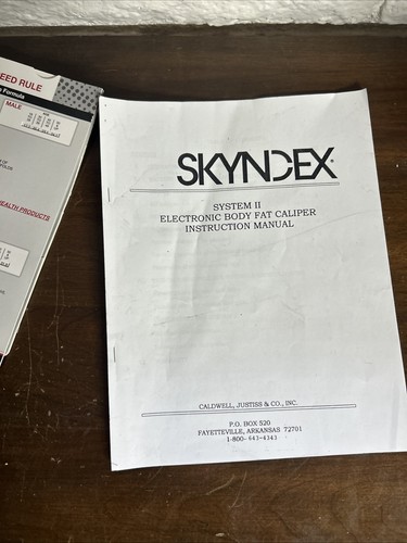 SKYNDEX SYSTEM 1 PROFESSIONAL SKINFOLD CALIPER Körperfettrechner super schön! - Bild 8 von 10