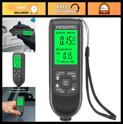 Professional Paint Thickness Gauge Meter - Multifunctional Coating Depth Tester