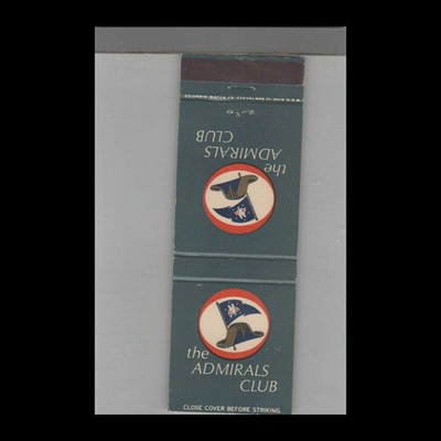 #ad #ad Matchbook Cover The Admirals Club American Airlines $4.95