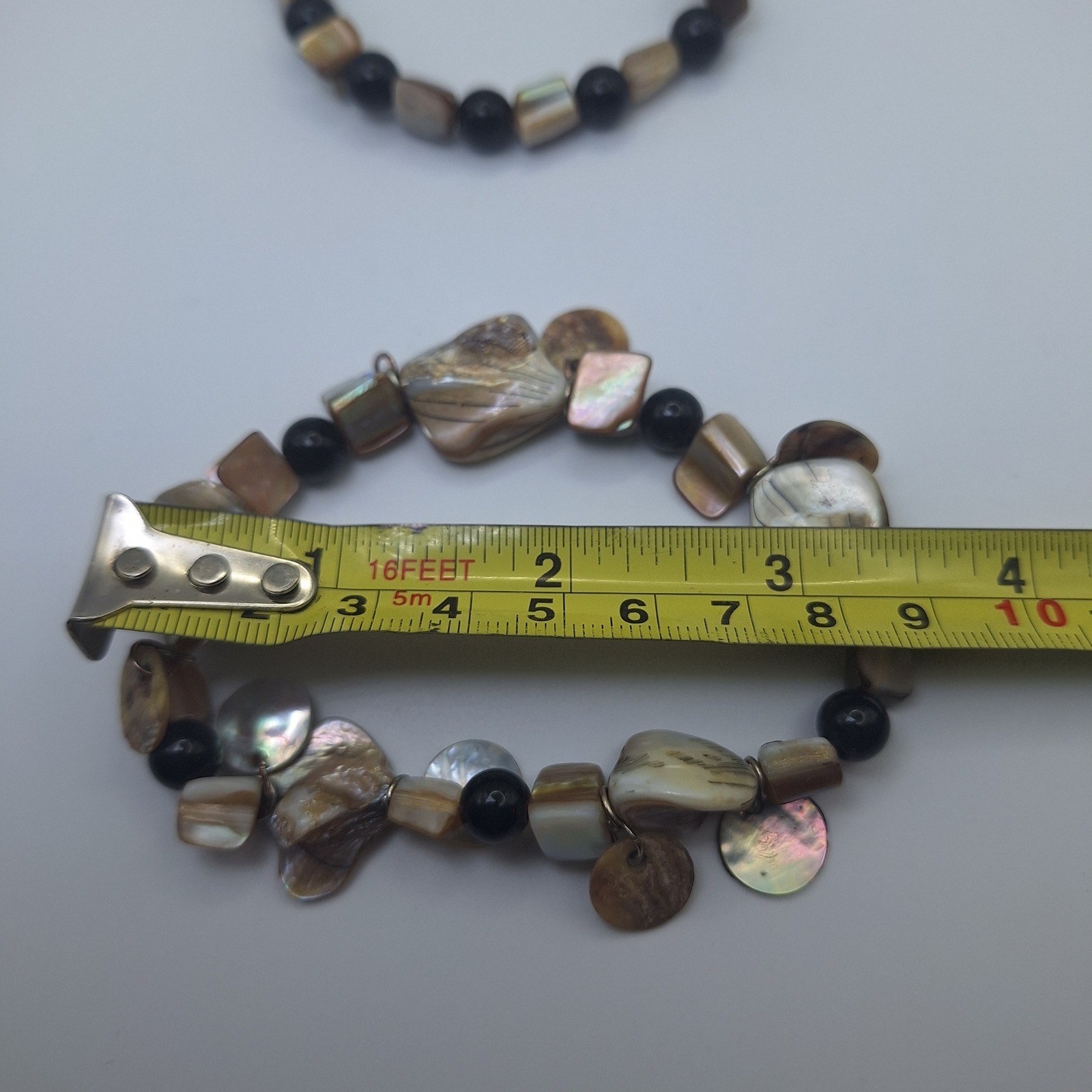Boho Shell Beaded Stretch Bracelets Set Natural M… - image 6