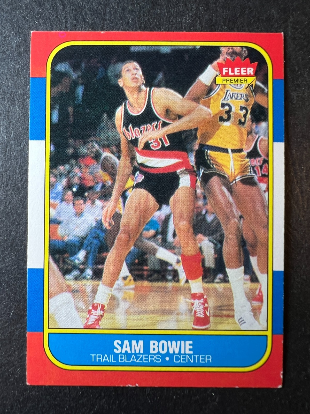 1986-87 Fleer Sam Bowie #13