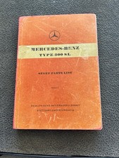 1954-1957 Mercedes Benz 300sl Parts Manual Catalog Original Version C English