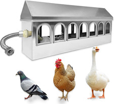 Automatic Chicken Waterer Stainless Steel Pigeon Water Poultry Water Dispenser A