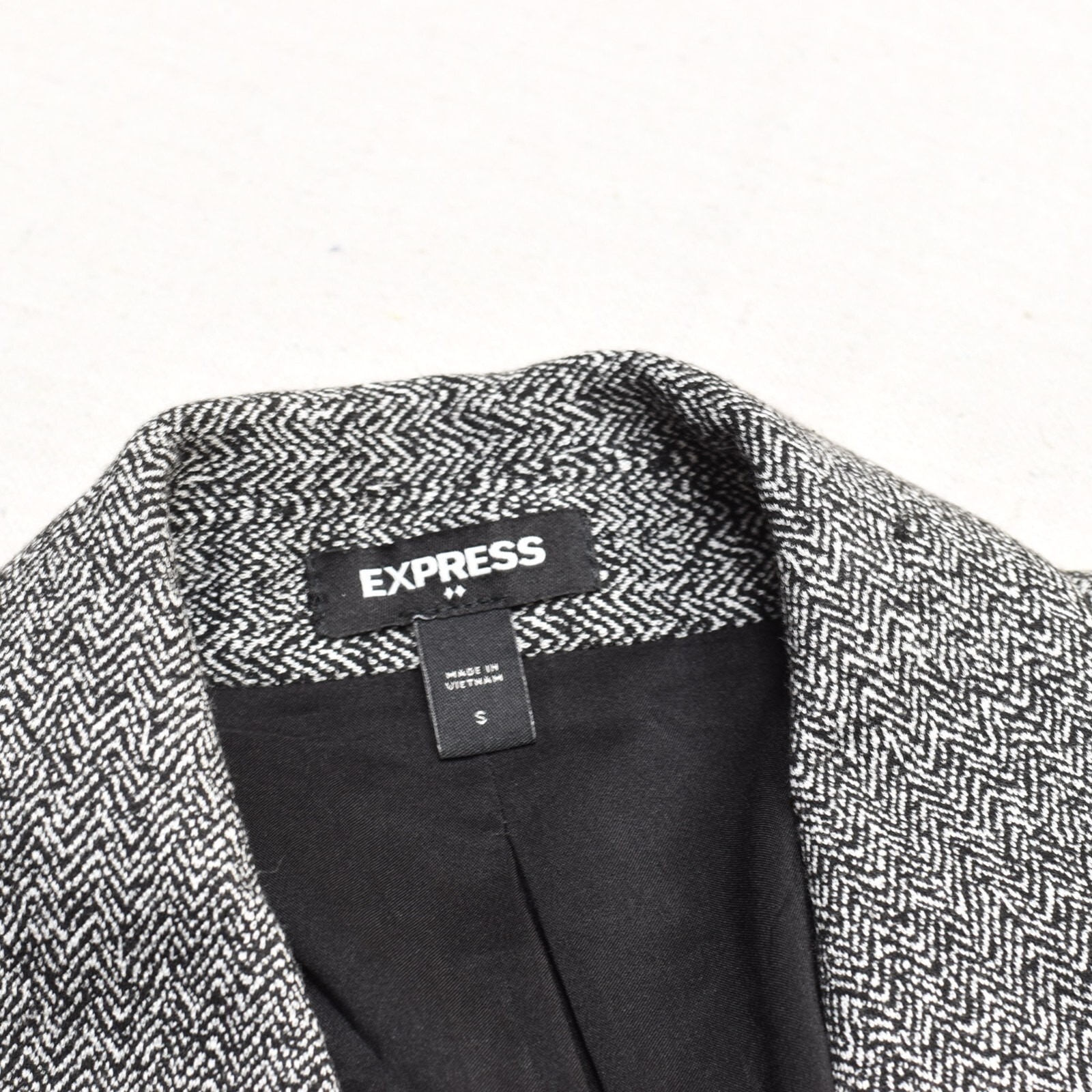 Express Women's One Button Blazer Jacket Geometri… - image 7