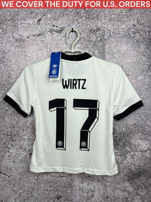 ADIDAS GERMANY ANNIVERSARY 125TH SOCCER JERSEY WIRTZ #17 YOUTH