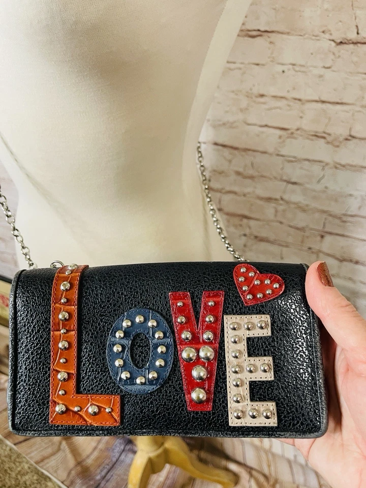 Brighton Crazy Love Solapa Organizador Cuero Bandolera Cartera Bolso sin asas Foto 3 de 4