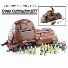 Star Wars MOC Trade Federation MTT 7662 – Complete Set (1330 Pieces)