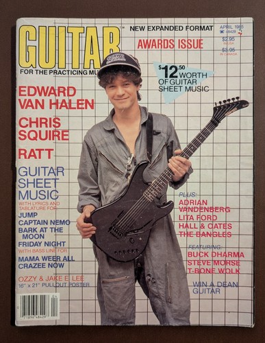 Guitar For The Practicing Musician Magazine - 1985 - Eddie Van Halen - No Poster