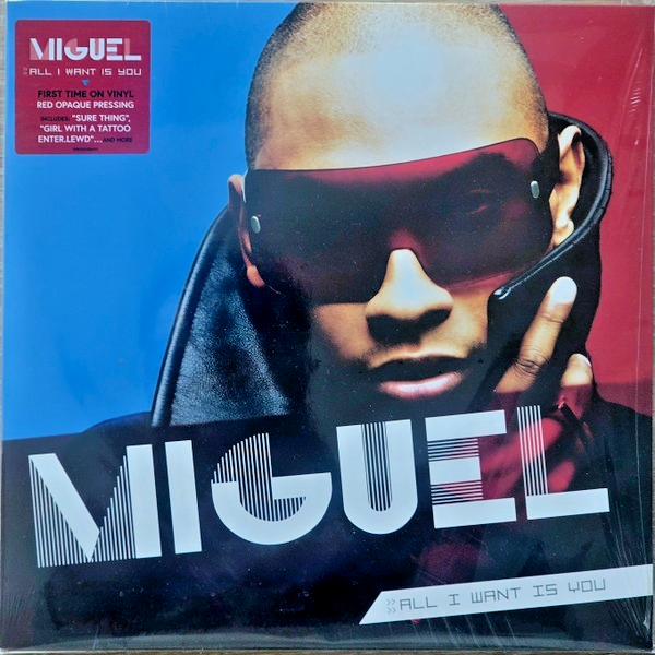 MIGUEL - All I Want Is You LP - Red Colored Vinyl Album - SEALED