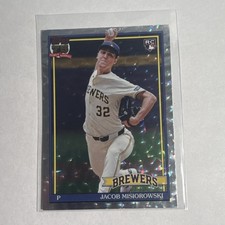 2024 Topps Foil Rookie Jacob Misiorowski T91-74 Milwaukee Brewers Baseball