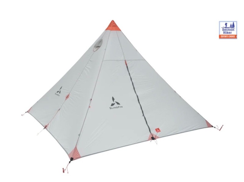 Slingfin Cinder Cone 4P Pyramid Tent, Mesh Insert & Carbon Fiber Pole