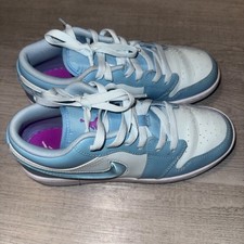 Nike Air Jordan 1 Low SE GS Glacier Blue Aquarius Blue Youth Size 6Y