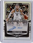 Tyrese Martin - 2022-23 Donruss Optic #SS-TYM Signature Series Holo Auto