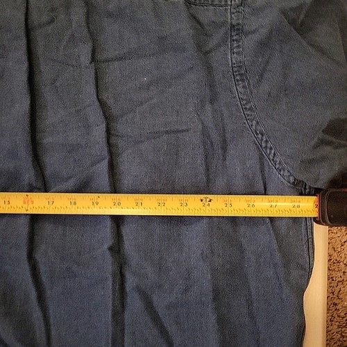 Chemise homme Ralph Lauren 2XLT haute bleue coupe classique seersucker boutonnée - Photo 6/7