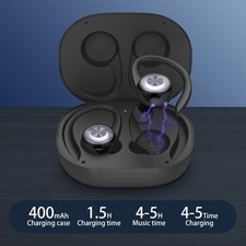 Bluetooth 5.1 Wireless Earbuds Earphones Stereo Headphones Ear Hook Sport New