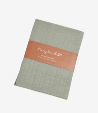 Tiny Kind Muslin Crib Aber Desert Sage 27.5x52